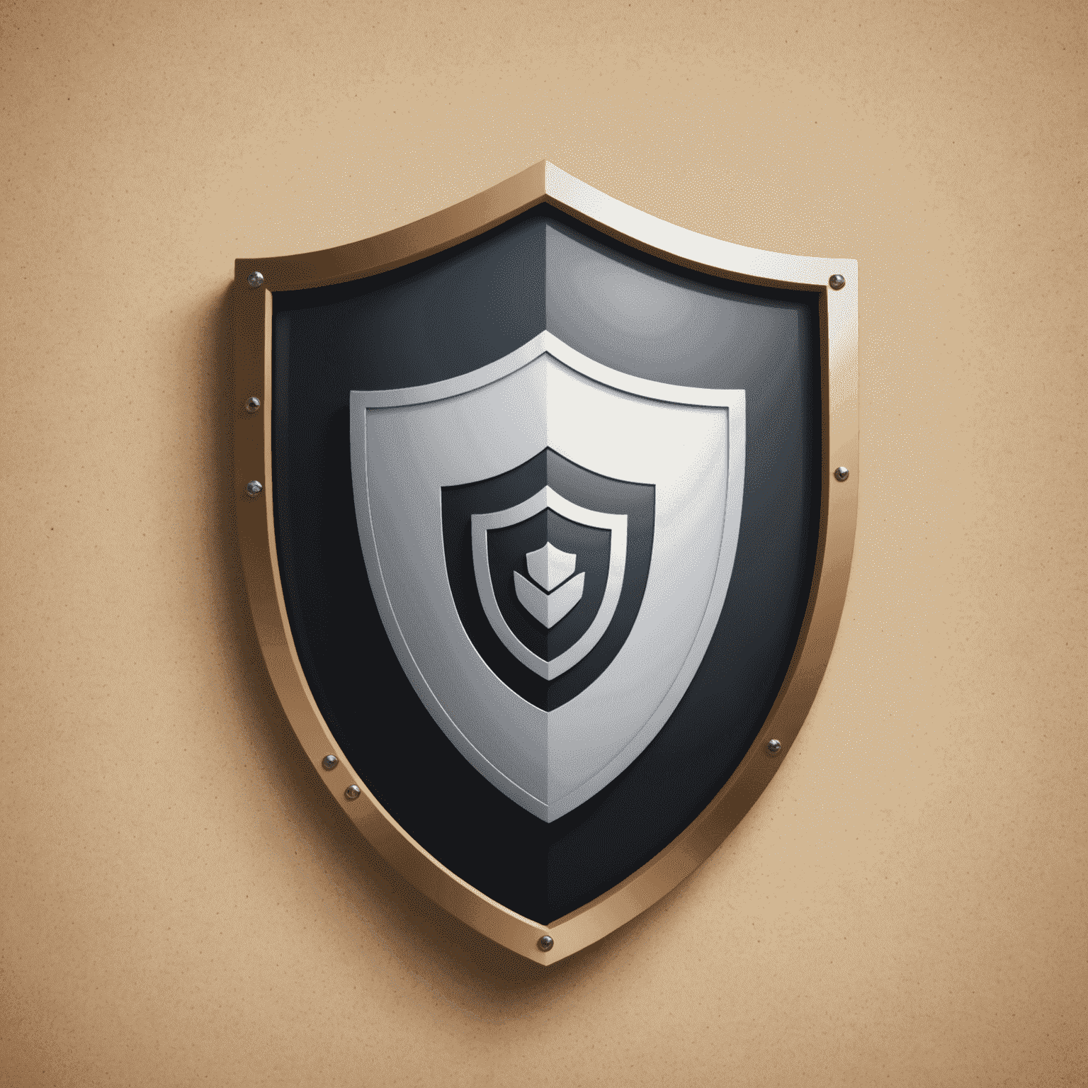 A shield icon overlaying personal information, symbolizing identity protection